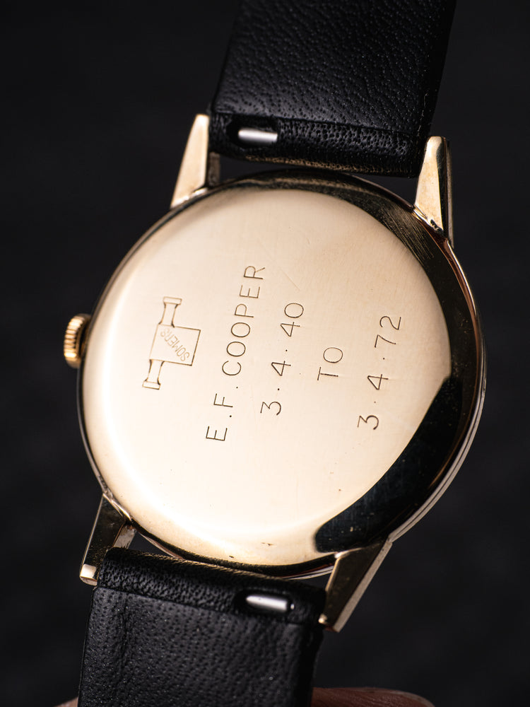 Tudor Geneve 1972 9ct Gold Manual Wind Wrist Watch