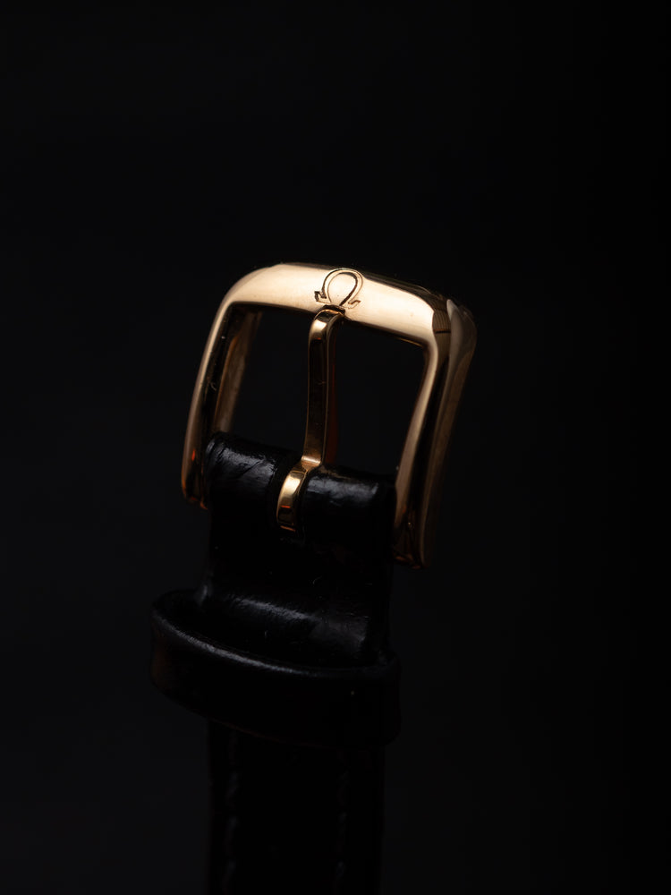 Omega Geneve 9ct Mechanical Strap Watch