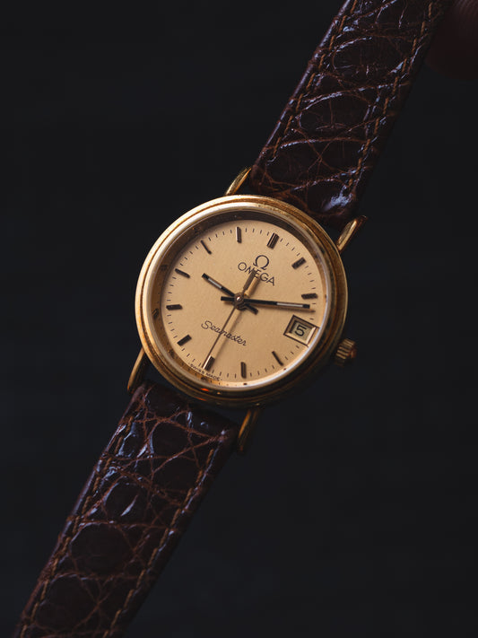 Omega 18ct Seamaster Quartz Ladies