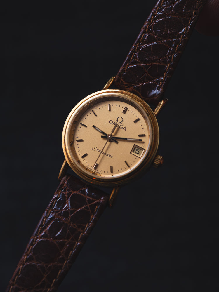 Omega 18ct Seamaster Quartz Ladies