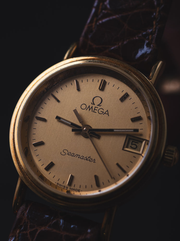 Omega 18ct Seamaster Quartz Ladies