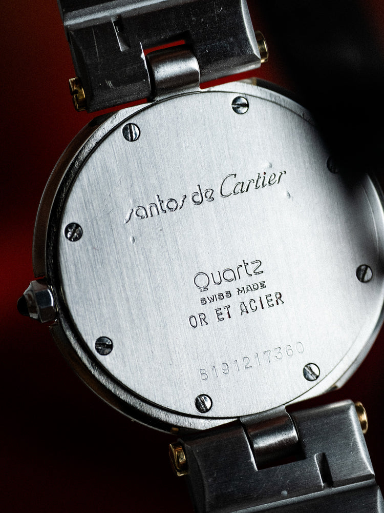 Cartier Santos Ronde Vendome 1990s Steel & Gold 32mm 8191